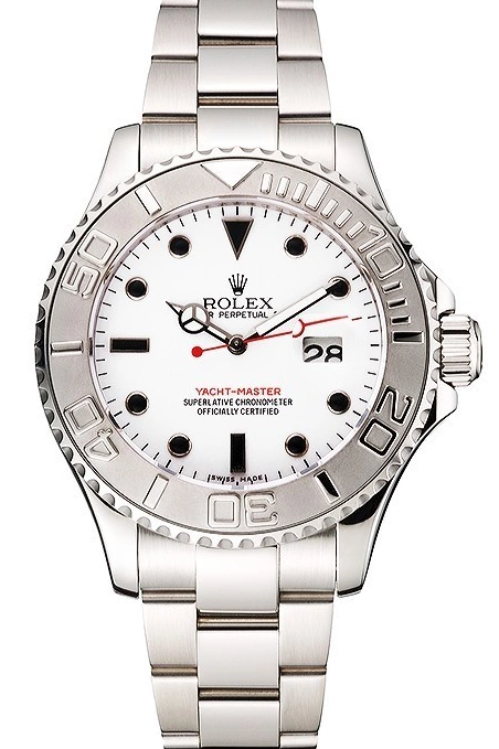 Good Copy Rolex Watches Yacht-Master White Steel And Case Stainless Dial Rolex Bracelet 0620